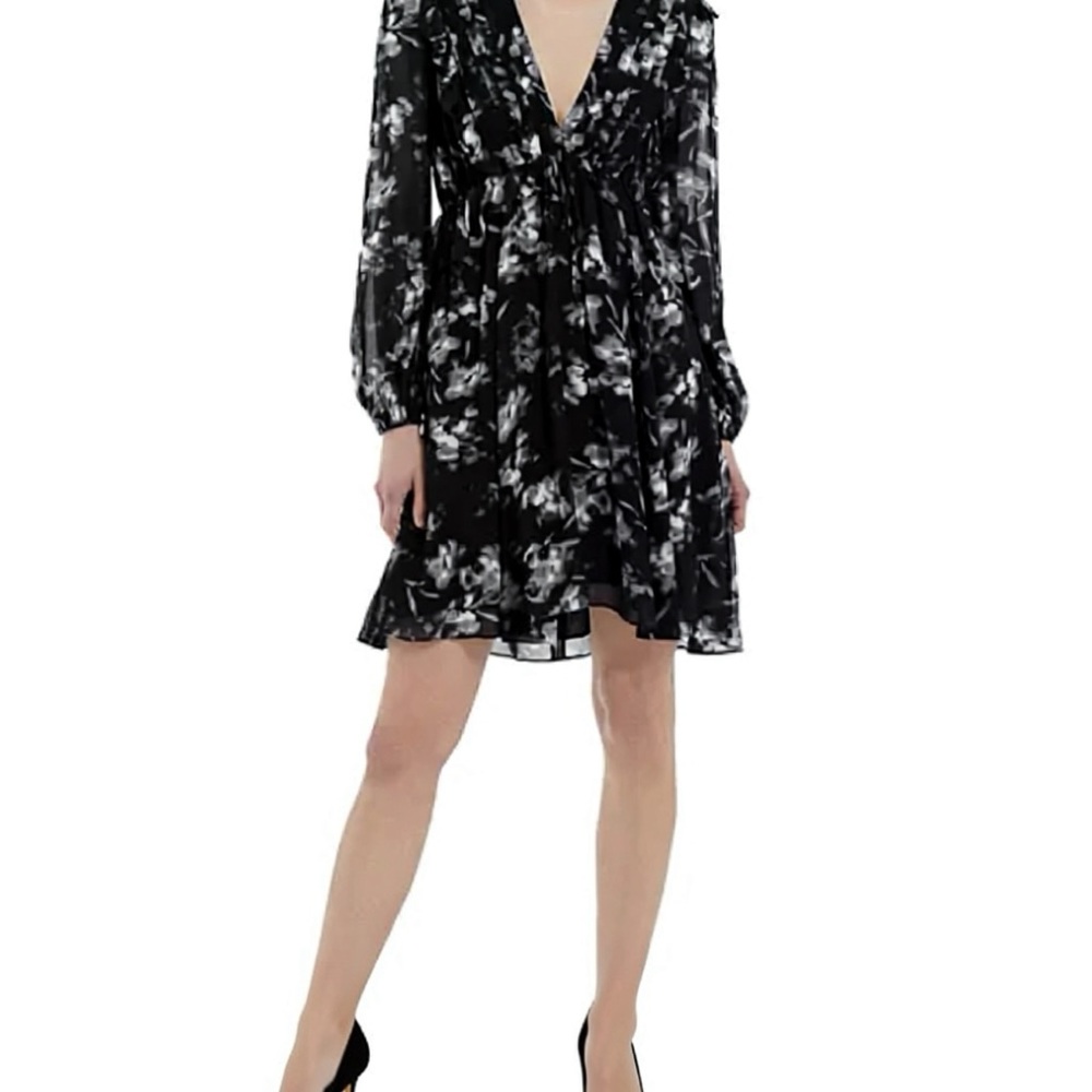 NWT Ghost Flowers Dress / The Kooples / MSRP $355 / Size L - Picture 2 of 8